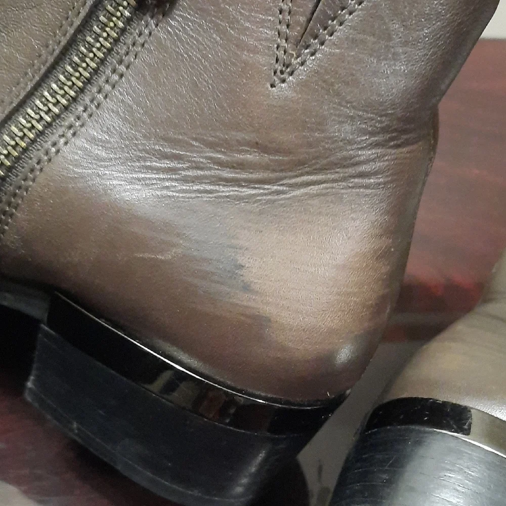 Coach Brown Leather Ankle Booties
